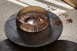 Flamant Jelger, Bol, Verre, Fumee/Mauve, S