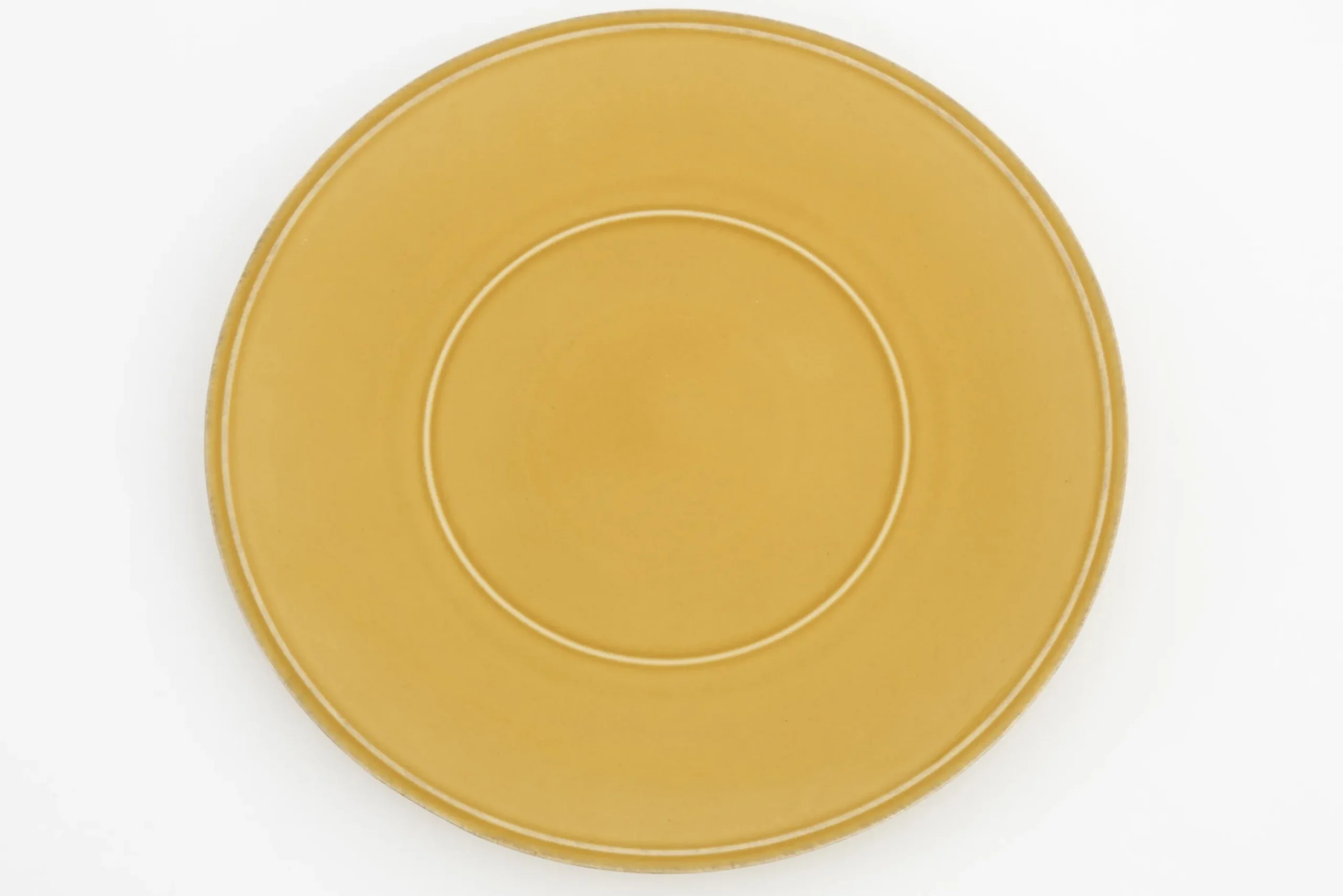 Flamant Jille, Assiette, Ceramique, Ocre, 34Cm Hot