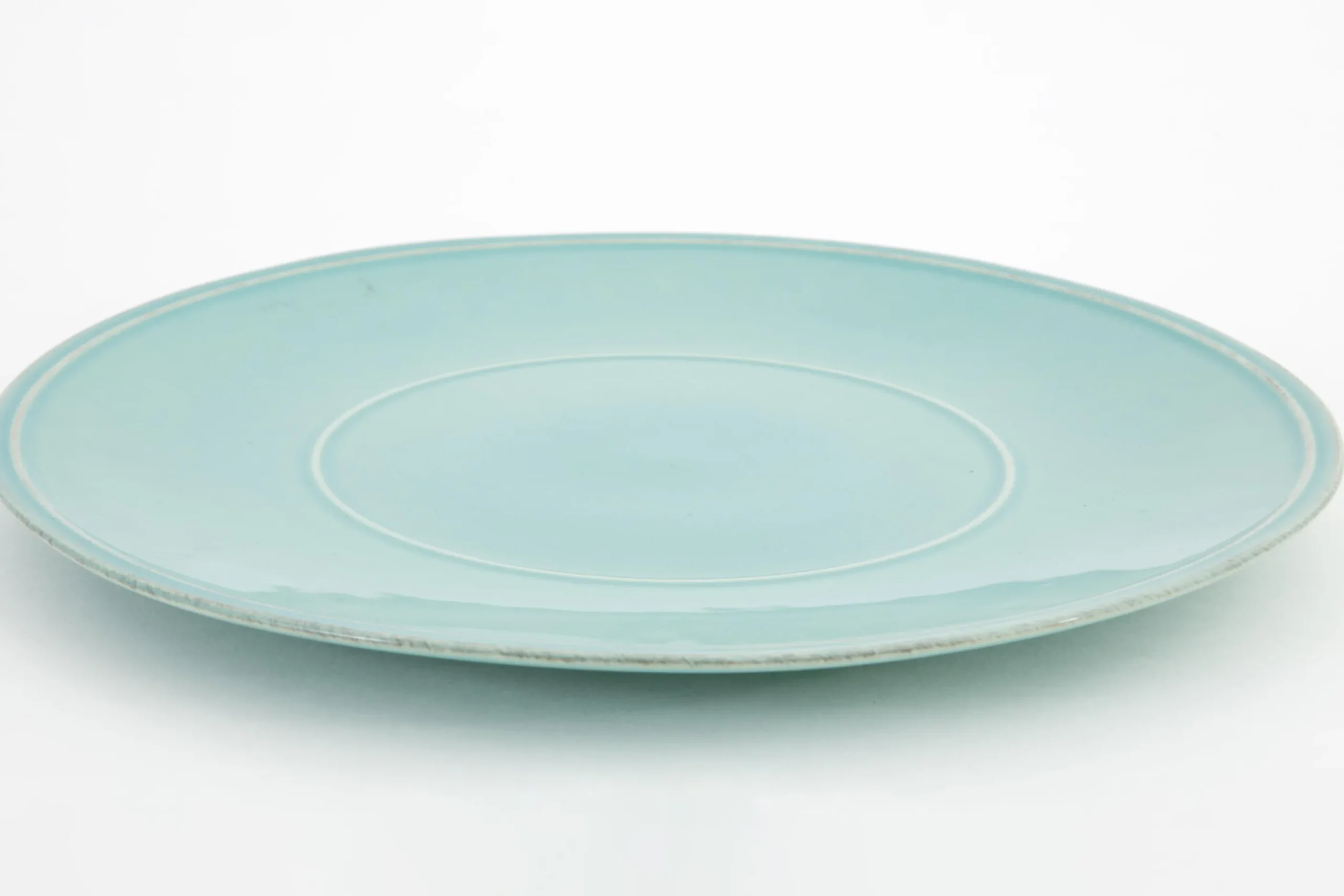 Flamant Jille, Assiette, Ceramique, Bleu, 34Cm New