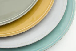 Flamant Jille, Assiette, Ceramique, Bleu, 34Cm New