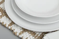 Flamant Jille, Assiette, Ceramique, Blanc, 34Cm Discount