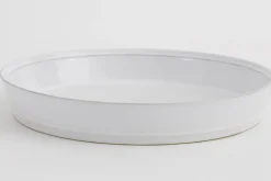 Flamant Jille, Plat A Gateau, Ceramique, Blanc, 30Cm Hot