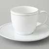 Flamant Jille, Tasse Et Soucoupe, Ceramique, Blanc, M, 150Ml Clearance