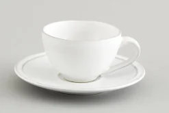 Flamant Jille, Tasse Et Soucoupe, Ceramique, Blanc, S, 50Ml Best