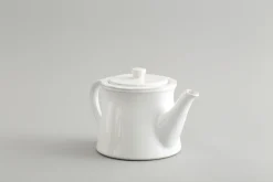 Flamant Jille, Theiere, Ceramique, Blanc, 1,5L New