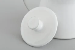 Flamant Jille, Theiere, Ceramique, Blanc, 1,5L New