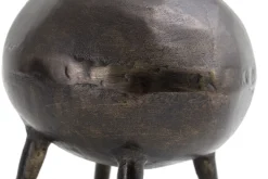 Flamant Jiven, Vase, Metal, Noir