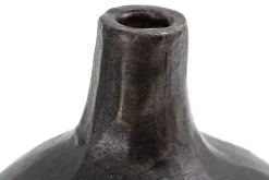 Flamant Jiven, Vase, Metal, Noir