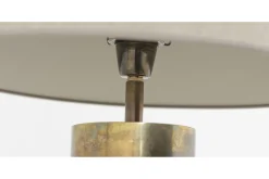 Flamant Jonne, Lampe De Table, Finition Laiton Antique