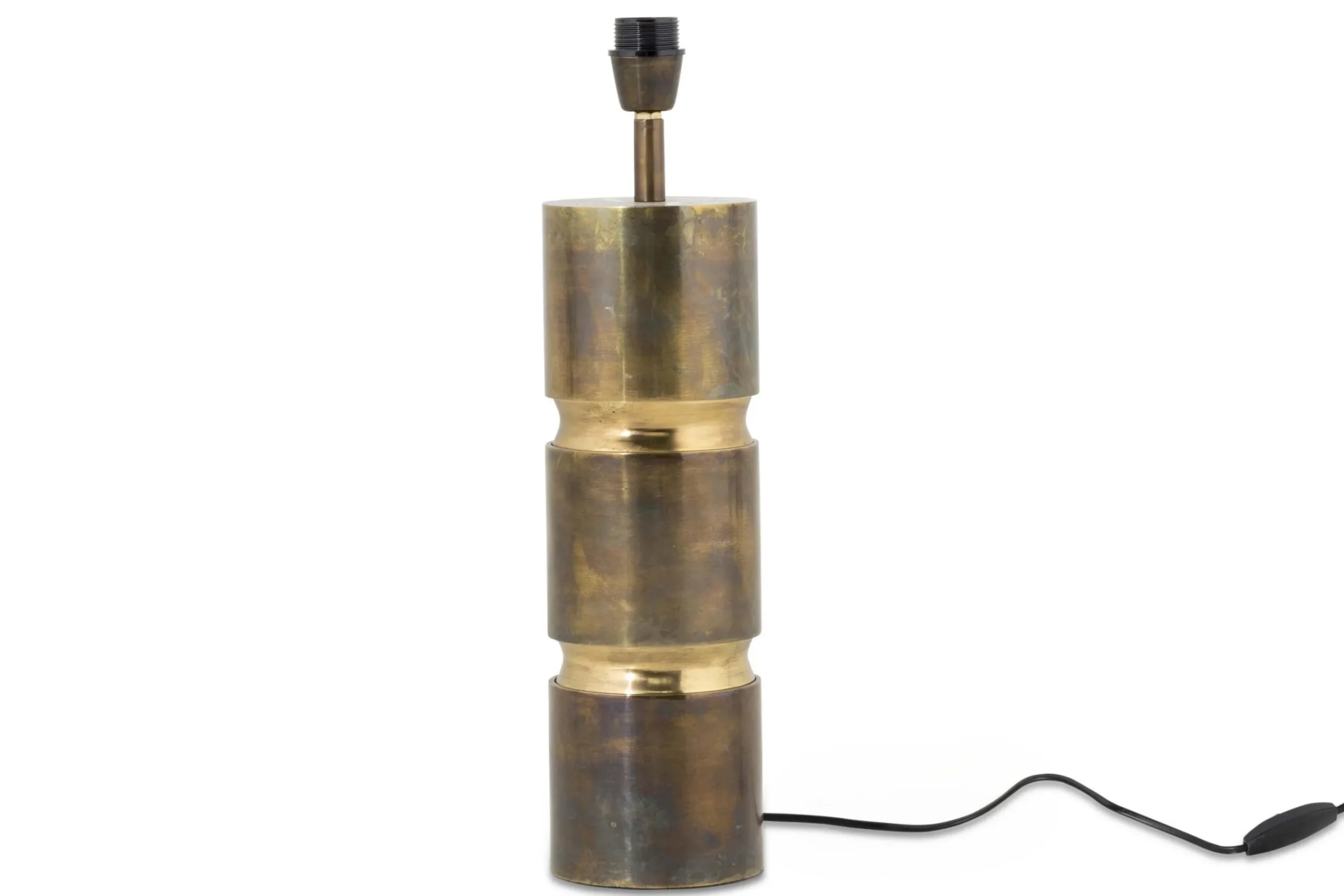 Flamant Jonne, Lampe De Table, Finition Laiton Antique