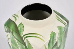 Flamant Judor, Potiche, Vert/Blanc Hot