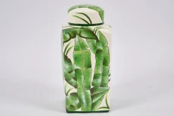 Flamant Judor, Potiche, Vert/Blanc Hot