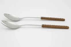 Flamant Korba, Couverts A Salade, Set De 2 Clearance