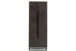 Flamant Lana, Armoire, Brun Fonce, 2 Portes