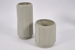 Flamant Laurena, Vase, Ceramique, Gris, S Hot