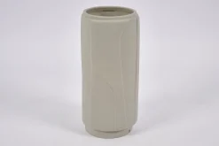 Flamant Laurena, Vase, Ceramique, Gris, L Discount