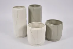 Flamant Laurena, Vase, Ceramique, Latte, S Clearance