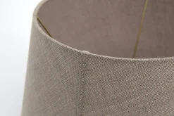 Flamant Lindro, Abat-Jour, Naturel Et Gris, Cylindre, 35 Cm Clearance