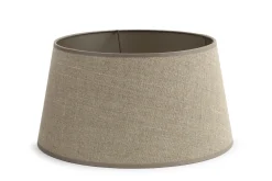 Flamant Lindro, Abat-Jour, Naturel Et Argent, Cylindre, 35 Cm Best