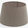 Flamant Lindro, Abat-Jour, Naturel Et Gris, Cylindre, 45 Cm