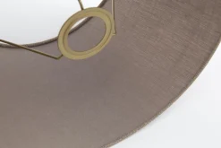 Flamant Lindro, Abat-Jour, Naturel Et Gris, Cylindre, 45 Cm