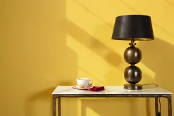 Flamant Lindro, Abat-Jour, Noir, Cylindre, 45 Cm Outlet