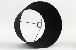 Flamant Lindro, Abat-Jour, Noir, Cylindre, 45 Cm Outlet