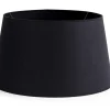 Flamant Lindro, Abat-Jour, Noir, Cylindre, 50 Cm New