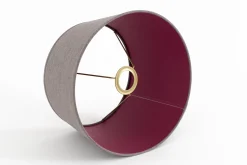 Flamant Lindro, Abat-Jour, Violet, Cylindre, 30 Cm