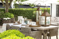 Flamant Linley, Table De Jardin, Rectangulaire New