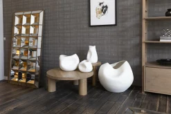 Flamant Lorena, Vase, Ceramique, Blanc, Modele 1 Hot