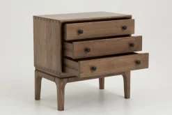 Flamant Luca, Table De Chevet, 3 Tiroirs