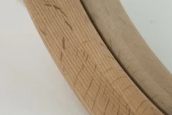 Flamant Lucente, Miroir, Chene, Rond, 33Cm