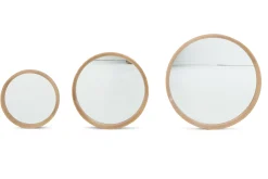 Flamant Lucente, Miroir, Chene, Rond, 33Cm