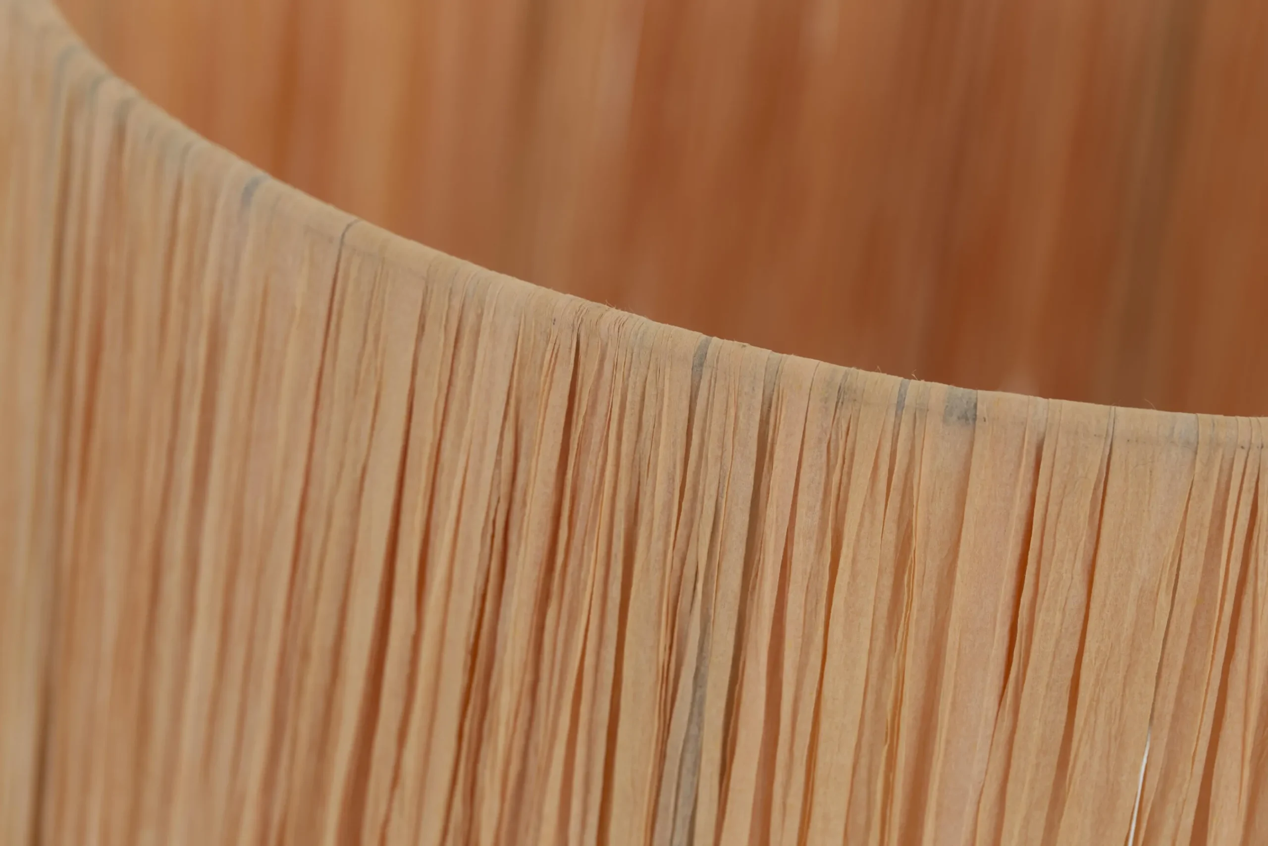 Flamant Maeve, Lampe De Table Avec Abat-Jour, Bois Et Raphia New