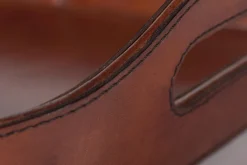 Flamant Manhattan, Plateau, Cuir Marron New