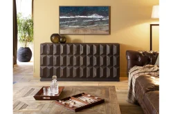 Flamant Manhattan, Plateau, Cuir Marron Sale