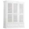 Flamant Marie, Armoire, Blanc, 3 Portes