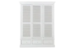 Flamant Marie, Armoire, Blanc, 3 Portes
