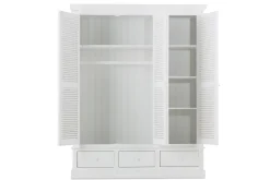 Flamant Marie, Armoire, Blanc, 3 Portes