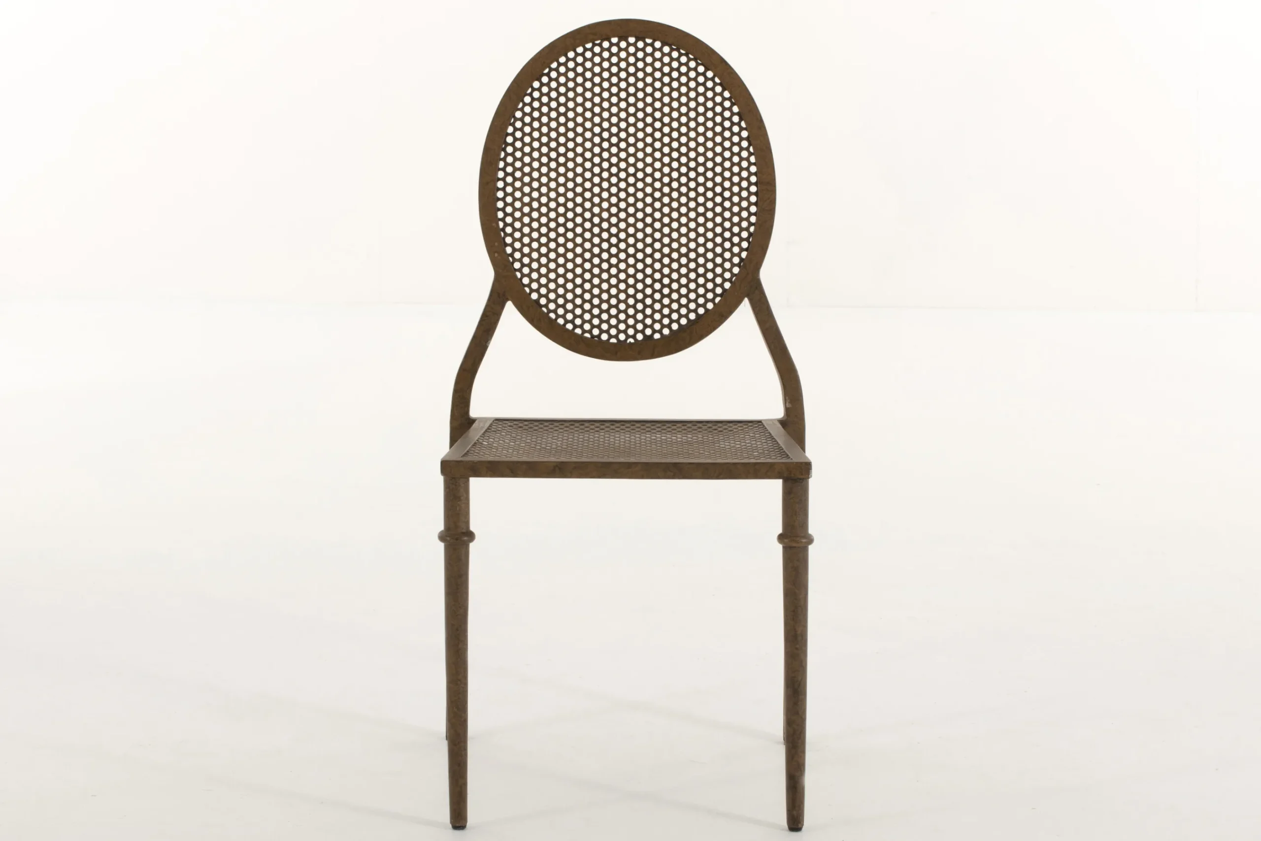 Flamant Mary, Chaise De Jardin, Finition Rouille, Metal