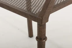 Flamant Mary, Fauteuil De Jardin, Finition Rouille, Metal Sale