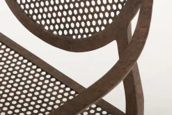 Flamant Mary, Fauteuil De Jardin, Finition Rouille, Metal Sale