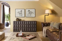 Flamant Matthews, Buffet, 4 Portes, Marron Discount