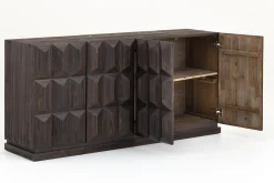 Flamant Matthews, Buffet, 4 Portes, Marron Discount