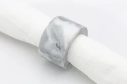 Flamant Maureen, Rond De Serviette, Marbre, Blanc Online