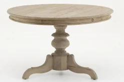 Flamant Milan, Table A Manger, Ronde, Bois Recycle, 120 Cm, Modele 2 Hot