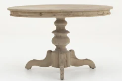 Flamant Milan, Table A Manger, Ronde, Bois Recycle, 120 Cm, Modele 2 Hot