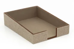 Flamant Milburn, Bac A Papier, Laine Et Cuir