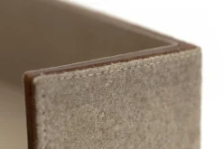 Flamant Milburn, Bac A Papier, Laine Et Cuir